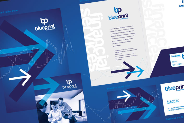 Blueprint South West - Website, Marketing and branding for national financial advice company