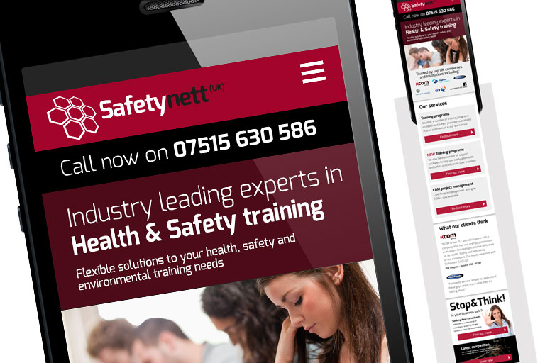 Safety-nett.com - Responsive website design, Marketing and branding